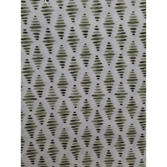 Quilter\'s Fabric, Cotton, Textured Diamonds, Green, Earthy, 8 Yards x 44\